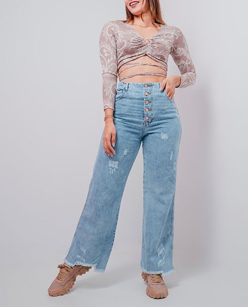 Jean Straight 5 Botones