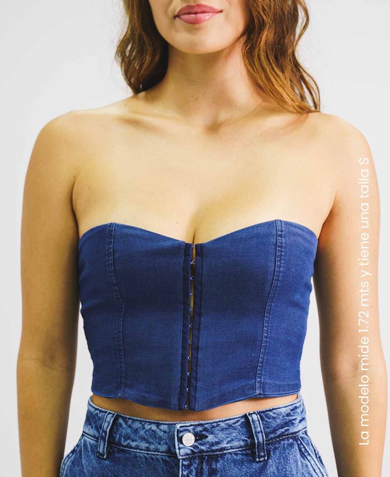 Blusa strapless online