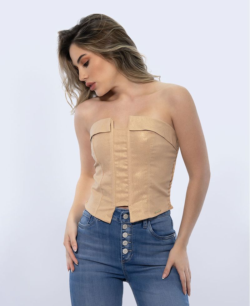 CroptopKanCanJeansColombiaDenim