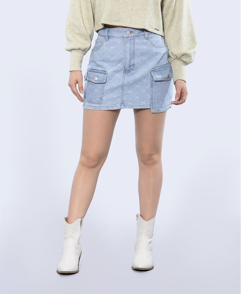 FaldaKanCanJeansColombiaDenim