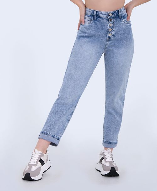 Jean Momfit claro tiro alto