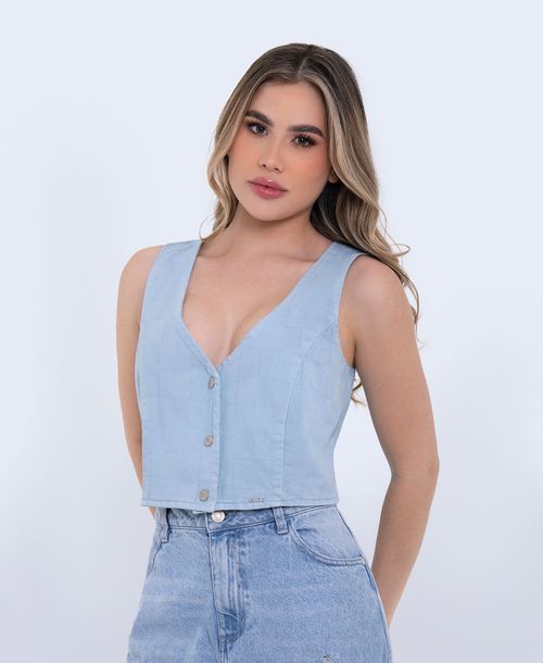 Chaleco Azul claro
